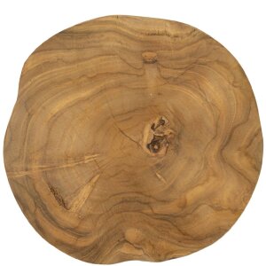 Mauro Ferretti Coupe décorative Pokon Ø 25x2 cm brun