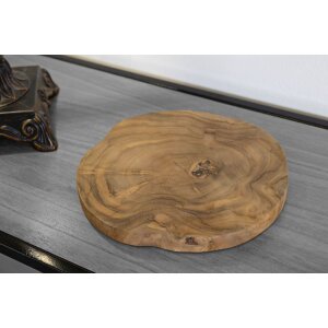 Mauro Ferretti Coupe décorative Pokon Ø 25x2 cm brun