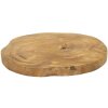 Mauro Ferretti Coupe décorative Pokon Ø 25x2 cm brun
