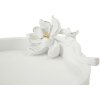 Mauro Ferretti Coupe décorative Magnolia 24x21x6 cm blanc