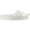 Mauro Ferretti Coupe décorative Magnolia 24x21x6 cm blanc