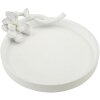 Mauro Ferretti Coupe décorative Magnolia 24x21x6 cm blanc