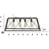 Mauro Ferretti plafonnier industriel 78x30x26,5 cm foncé