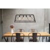 Mauro Ferretti plafonnier industriel 78x30x26,5 cm foncé