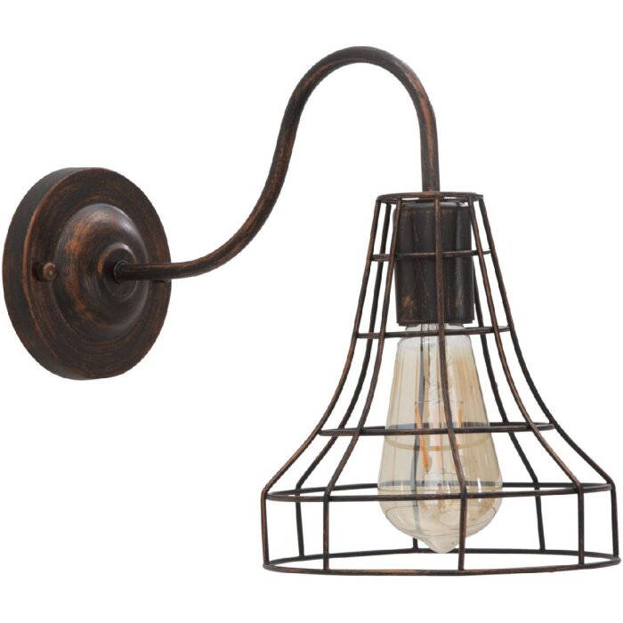 Mauro Ferretti Applique industrielle 34x18x27 cm foncé