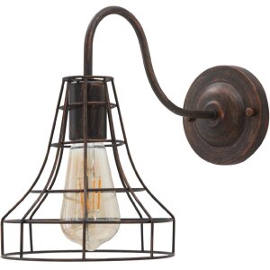 Mauro Ferretti Applique industrielle 34x18x27 cm foncé