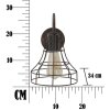Mauro Ferretti Applique industrielle 34x18x27 cm foncé