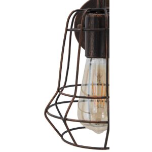 Mauro Ferretti Applique industrielle E27 33x15x27,5 cm foncé