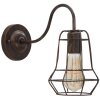 Mauro Ferretti Applique industrielle E27 33x15x27,5 cm foncé