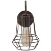 Mauro Ferretti Applique industrielle E27 33x15x27,5 cm foncé