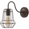 Mauro Ferretti Applique industrielle E27 33x15x27,5 cm foncé