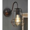 Mauro Ferretti Applique industrielle E27 33x15x27,5 cm foncé