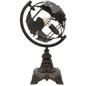 Mauro Ferretti lampe de table économie mondiale E14 24x20x40 cm foncé