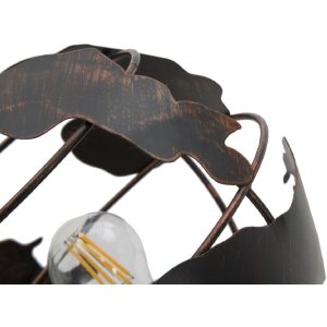 Mauro Ferretti lampe de table économie mondiale E14 24x20x40 cm foncé