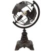 Mauro Ferretti lampe de table économie mondiale E14 24x20x40 cm foncé