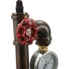 Mauro Ferretti plafonnier Manhattan rond E27 Ø 26x36 cm foncé