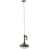 Mauro Ferretti plafonnier Manhattan rond E27 Ø 26x36 cm foncé