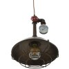 Mauro Ferretti plafonnier Manhattan rond E27 Ø 26x36 cm foncé