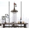 Mauro Ferretti plafonnier Manhattan rond E27 Ø 26x36 cm foncé