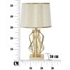 Mauro Ferretti lampe de table Glam X E27 Ø 30x52 cm crème doré