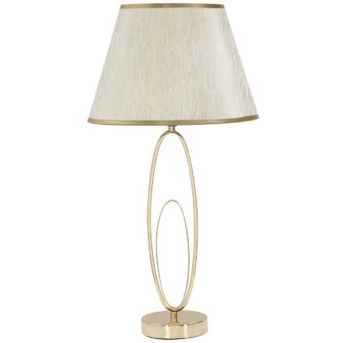 Mauro Ferretti lampe de table Glam Flush E27 Ø 30x58 cm crème doré