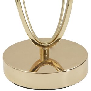 Mauro Ferretti lampe de table Glam Flush E27 Ø 30x58 cm crème doré