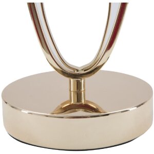 Mauro Ferretti lampe de table Glam Flush E27 Ø 24x47 cm crème doré