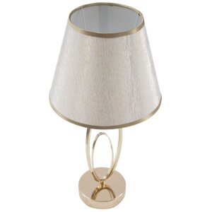 Mauro Ferretti lampe de table Glam Flush E27 Ø 24x47 cm crème doré