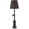 Mauro Ferretti lampe de table Manhattan simple E27 Ø 21x64 cm noir cuivre