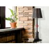 Mauro Ferretti lampe de table Manhattan simple E27 Ø 21x64 cm noir cuivre