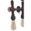 Mauro Ferretti Applique industrielle 5 flammes E27 86x9x32 cm noir