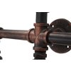 Mauro Ferretti Applique industrielle 5 flammes E27 86x9x32 cm noir