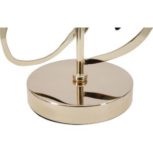 Mauro Ferretti lampe de table Glam Harts E27 Ø 30x54,5 cm noir or