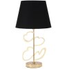 Mauro Ferretti lampe de table Glam Harts E27 Ø 30x54,5 cm noir or