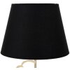 Mauro Ferretti lampe de table Glam Harts E27 Ø 30x54,5 cm noir or