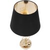 Mauro Ferretti lampe de table Glam Harts E27 Ø 30x54,5 cm noir or