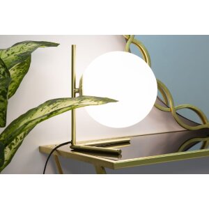 Mauro Ferretti lampe de table Glamy Low E14 25x25x27 cm blanc or