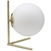 Mauro Ferretti lampe de table Glamy Low E14 25x25x27 cm blanc or