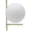 Mauro Ferretti lampe de table Glamy Low E14 25x25x27 cm blanc or