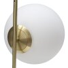 Mauro Ferretti lampe de table Glamy Low E14 25x25x27 cm blanc or