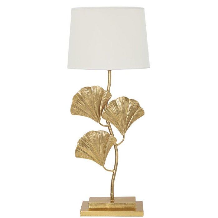 Mauro Ferretti lampe de table Glamy E27 Ø 33x81 cm or blanc