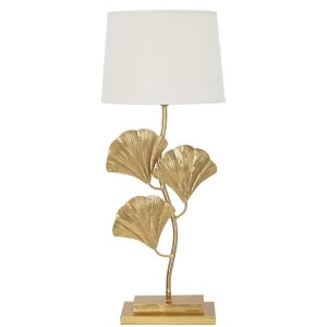 Mauro Ferretti lampe de table Glamy E27 Ø 33x81 cm or blanc