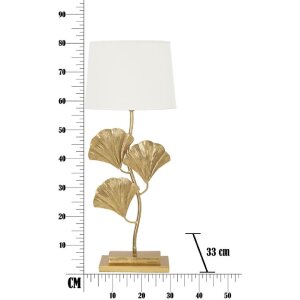 Mauro Ferretti lampe de table Glamy E27 Ø 33x81 cm or blanc