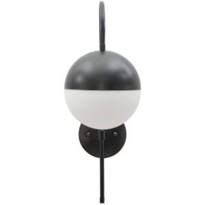 Mauro Ferretti Applique Darky Straße E14 19x31x51 cm noir blanc