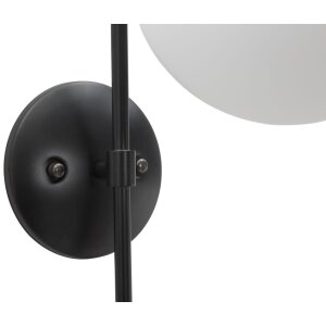 Mauro Ferretti Applique Darky Straße E14 19x31x51 cm noir blanc