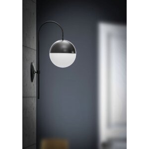 Mauro Ferretti Applique Darky Straße E14 19x31x51 cm noir blanc