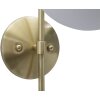 Mauro Ferretti Applique Glamy Straße E14 19x31x51 cm or blanc