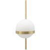 Mauro Ferretti Applique Glamy cercle E14 15x20x40 cm or blanc