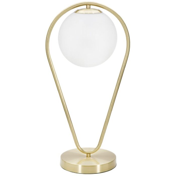 Mauro Ferretti lampe de table Glamy Ablegen E14 25x18x50 cm or blanc