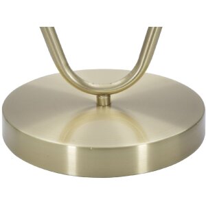 Mauro Ferretti lampe de table Glamy Ablegen E14 25x18x50 cm or blanc